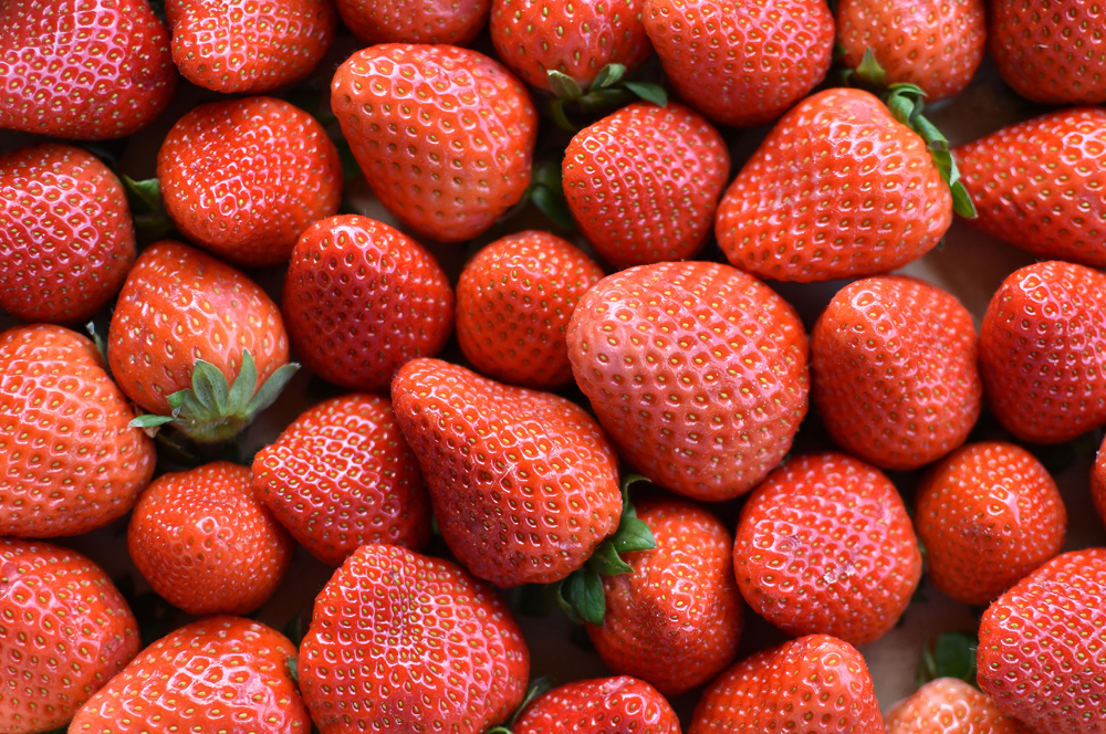 Fondo de fresas - BBBimages